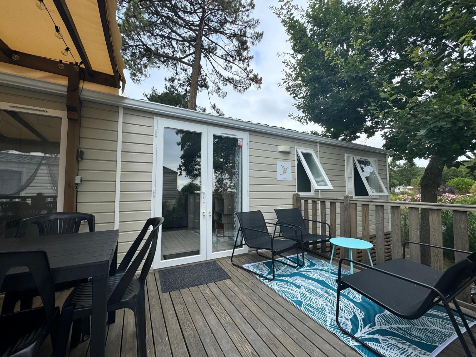 Mobil Home Xxl - Bord Lac - Camping Les Viviers - Lege Cap Ferret Ngoại thất bức ảnh
